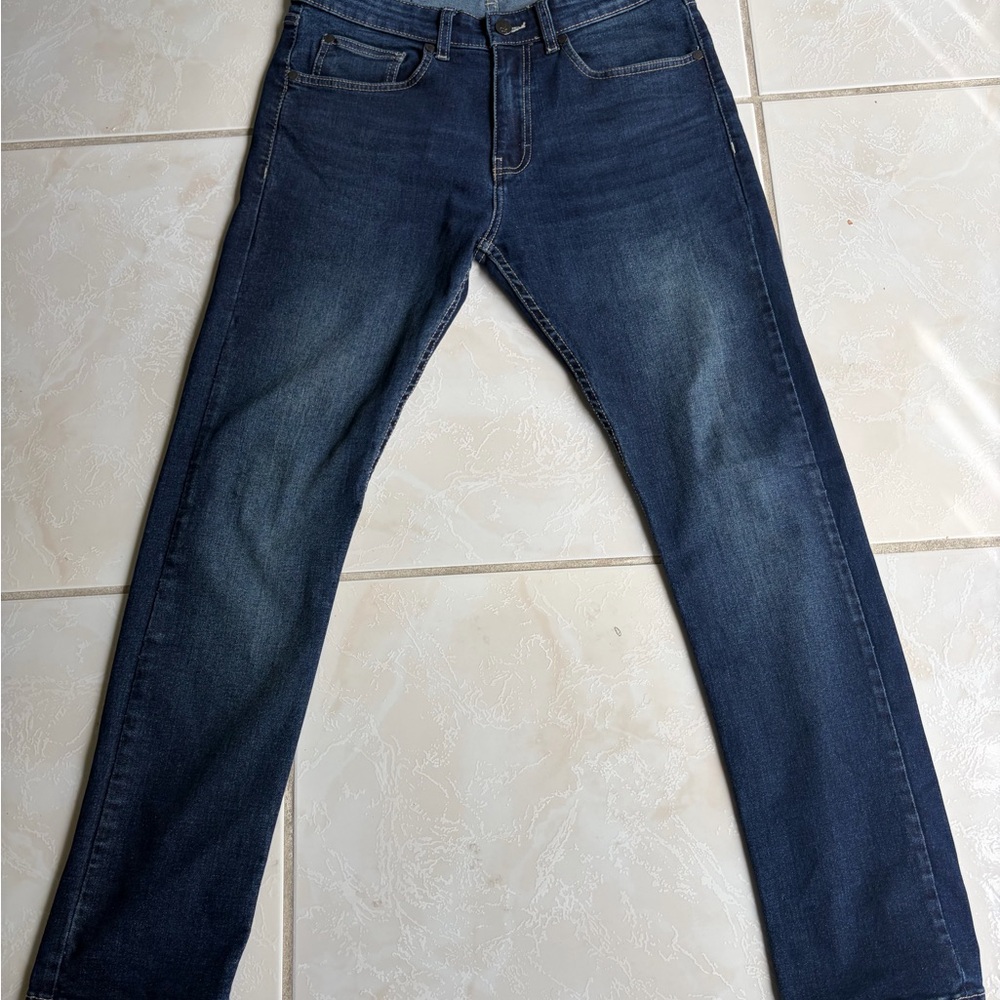 Calvin Klein Jeans Slim Straight Dark Blue Denim